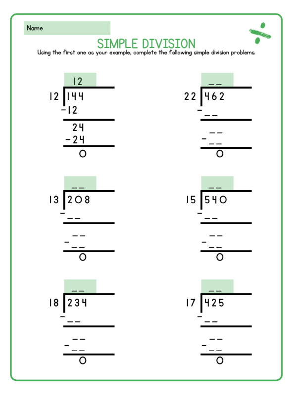 Numbers and counting sample 5